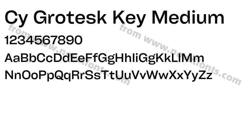 Cy Grotesk Key MediumPreview