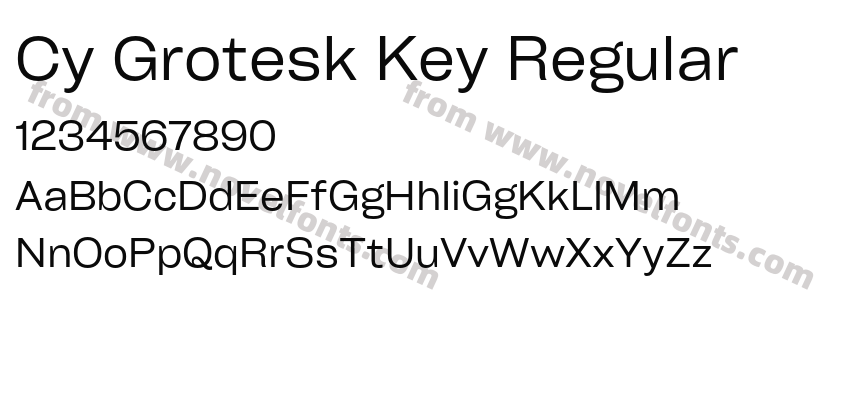 Cy Grotesk Key RegularPreview