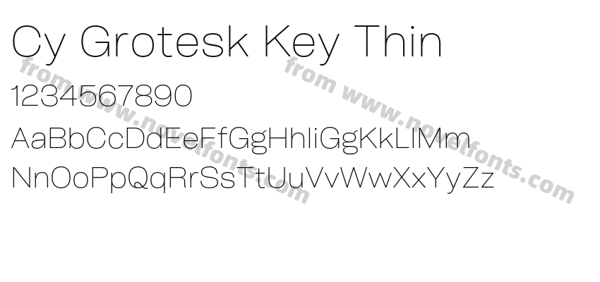 Cy Grotesk Key ThinPreview