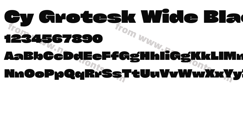 Cy Grotesk Wide BlackPreview