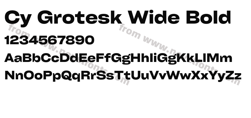 Cy Grotesk Wide BoldPreview