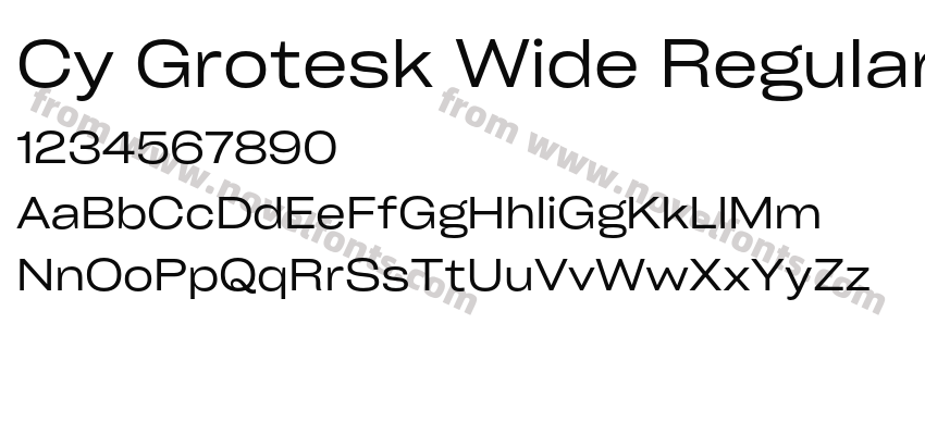 Cy Grotesk Wide RegularPreview