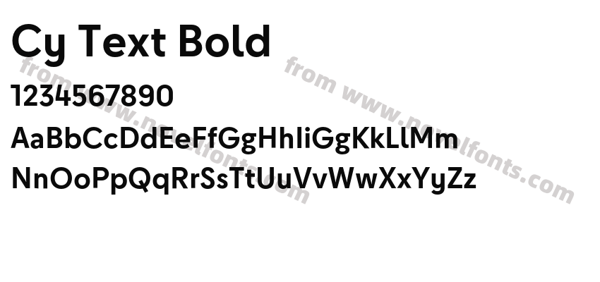 Cy Text BoldPreview