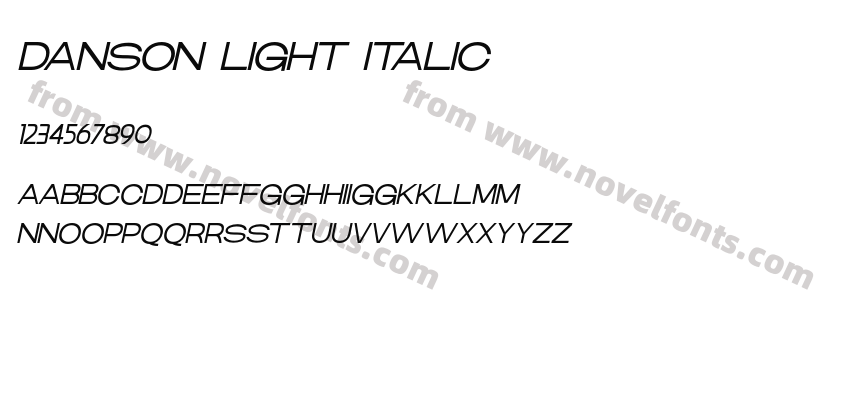 DANSON LIGHT ITALICPreview
