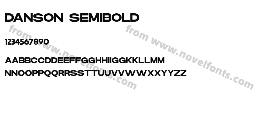DANSON SemiboldPreview