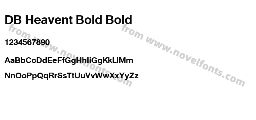 DB Heavent Bold BoldPreview