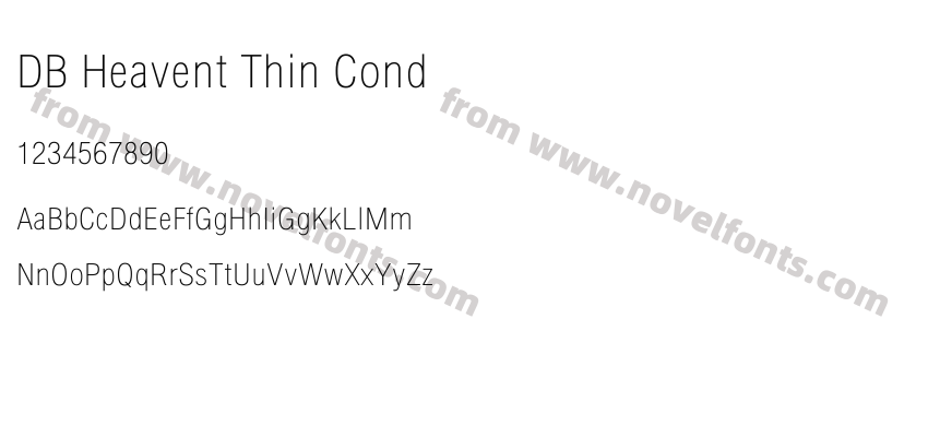 DB Heavent Thin CondPreview