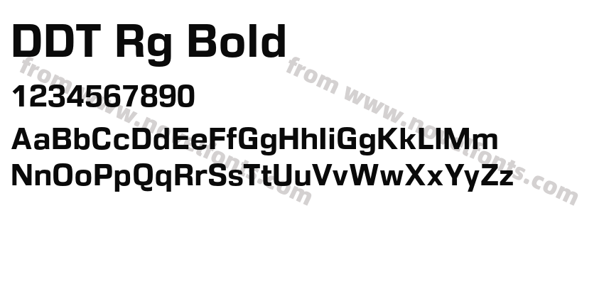 DDT Rg BoldPreview