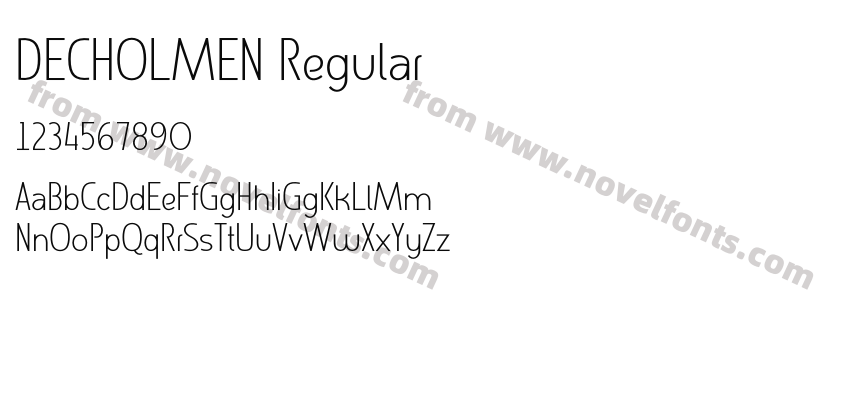 DECHOLMEN RegularPreview