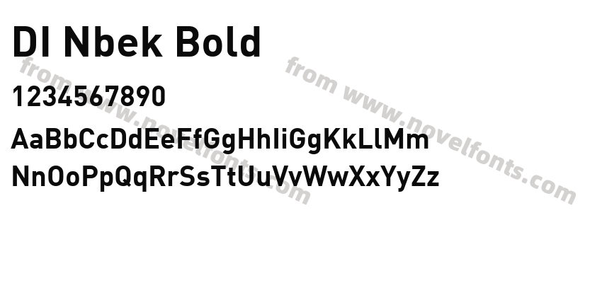 DI Nbek BoldPreview