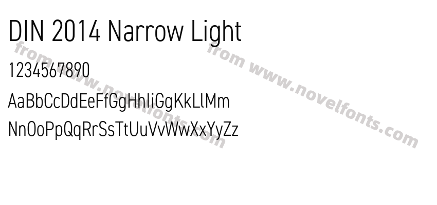 DIN 2014 Narrow LightPreview