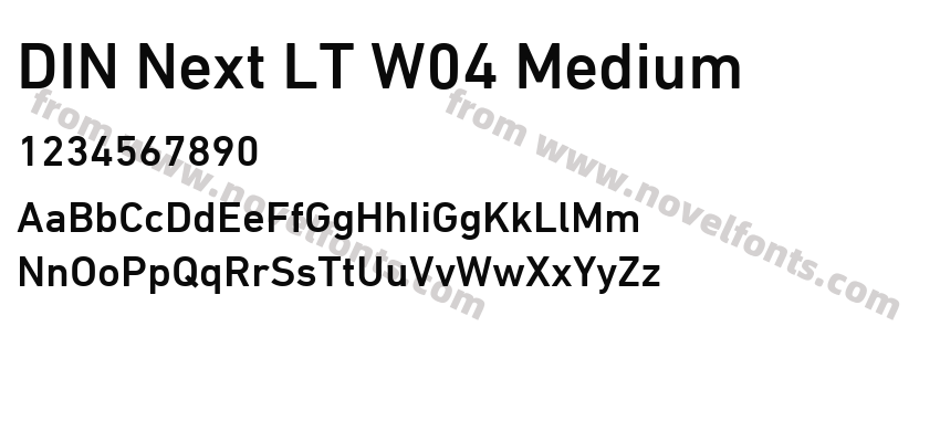 DIN Next LT W04 MediumPreview