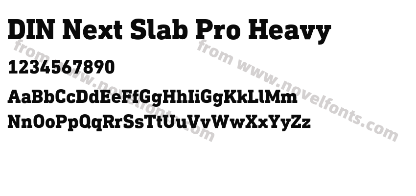 DIN Next Slab Pro HeavyPreview