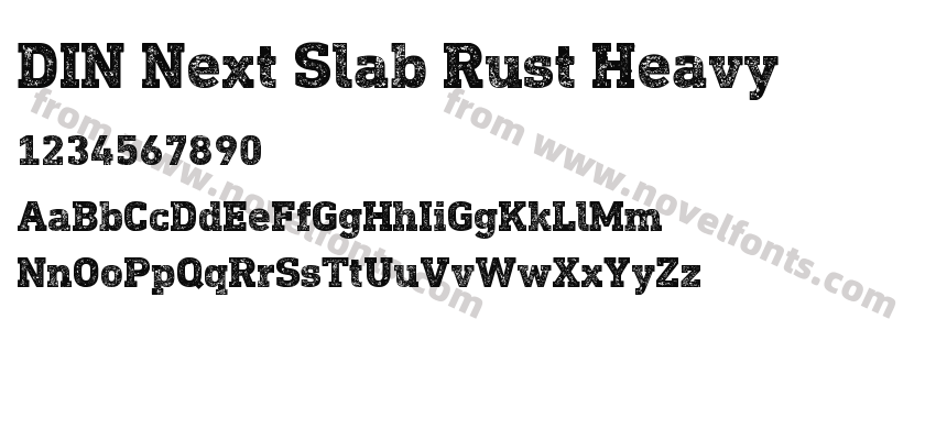 DIN Next Slab Rust HeavyPreview