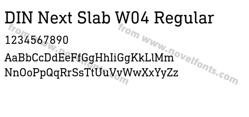 DIN Next Slab W04 RegularPreview
