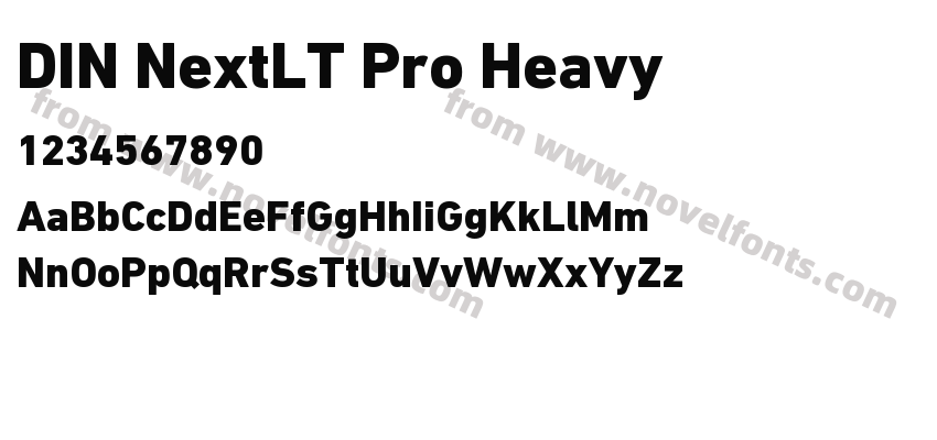 DIN NextLT Pro HeavyPreview