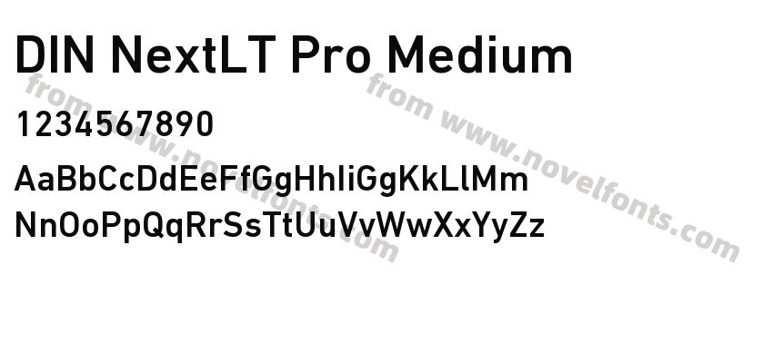 DIN NextLT Pro MediumPreview