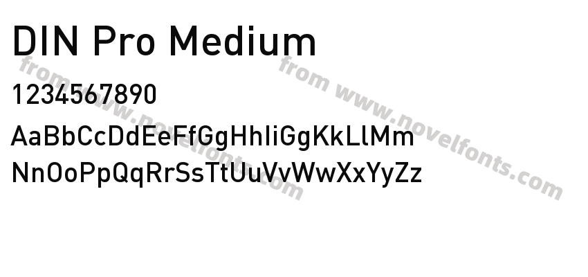 DIN Pro MediumPreview