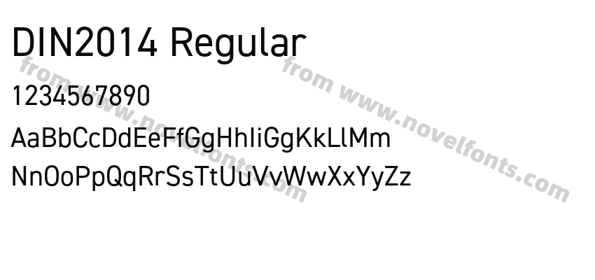 DIN2014 RegularPreview