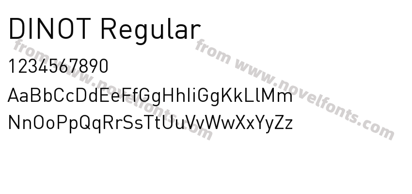 DINOT RegularPreview