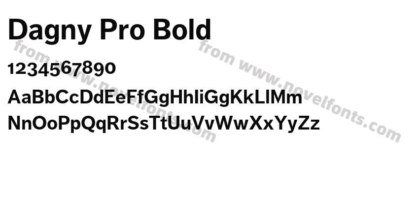 Dagny Pro BoldPreview