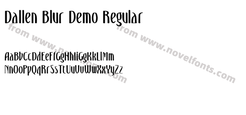 Dallen Blur Demo RegularPreview