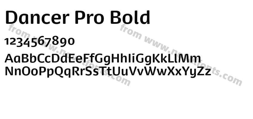 Dancer Pro BoldPreview