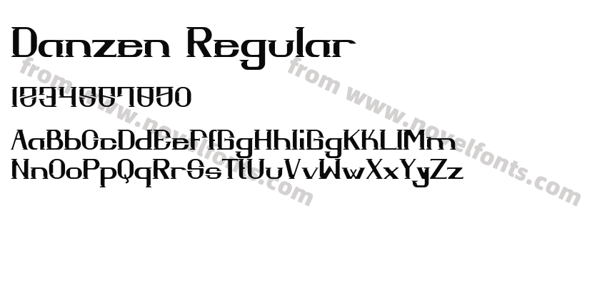 Danzen RegularPreview
