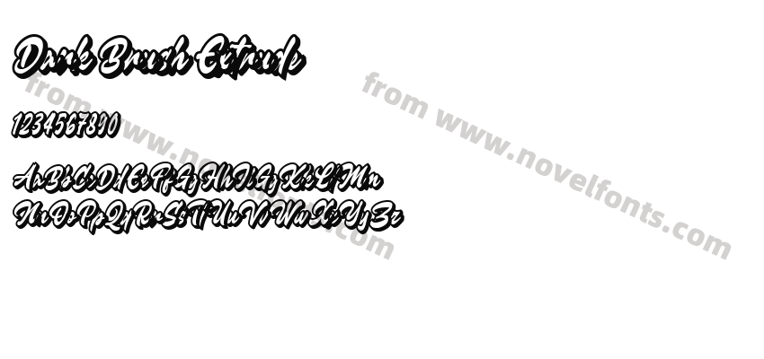 Dark Brush ExtrudePreview