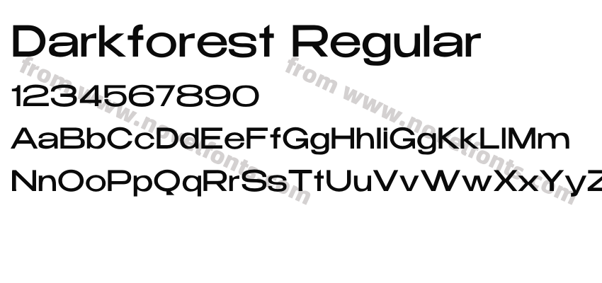 Darkforest RegularPreview