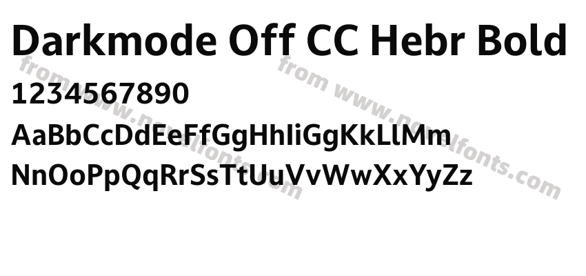 Darkmode Off CC Hebr BoldPreview