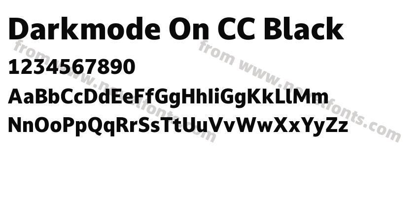 Darkmode On CC BlackPreview