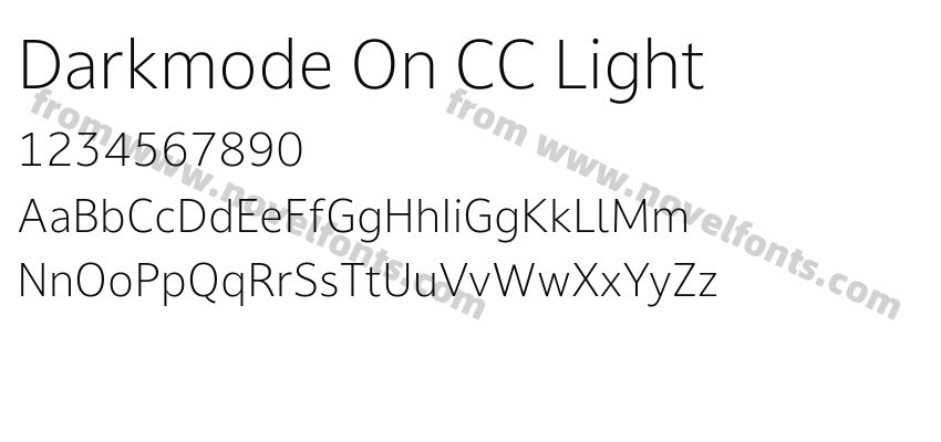 Darkmode On CC LightPreview