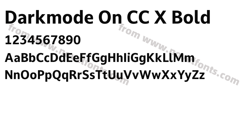 Darkmode On CC X BoldPreview