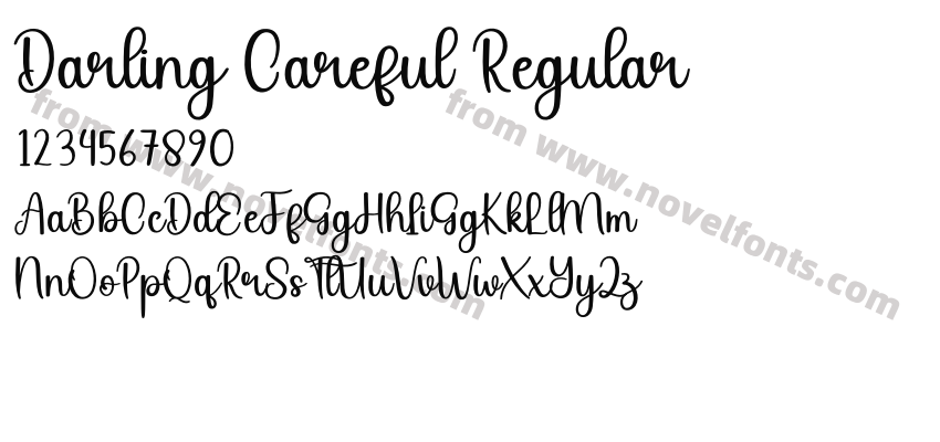 Darling Careful RegularPreview