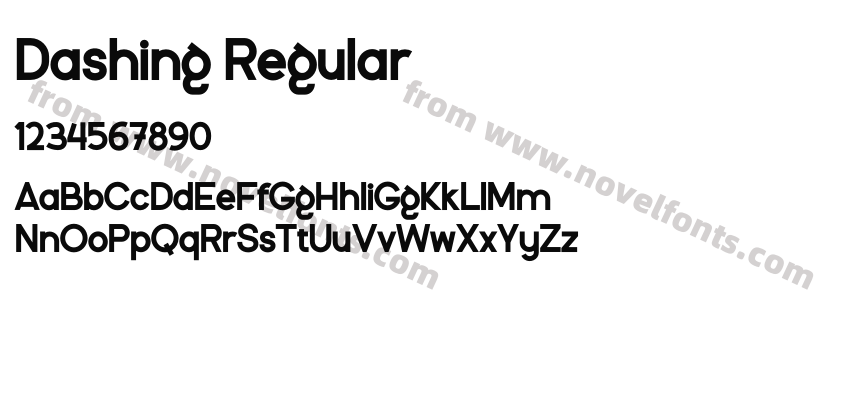 Dashing RegularPreview