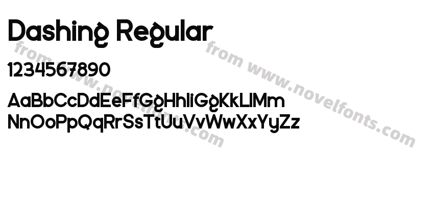 Dashing RegularPreview