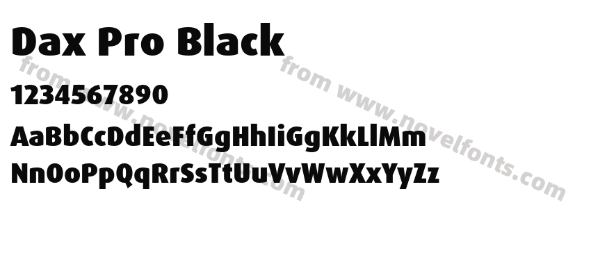 Dax Pro BlackPreview
