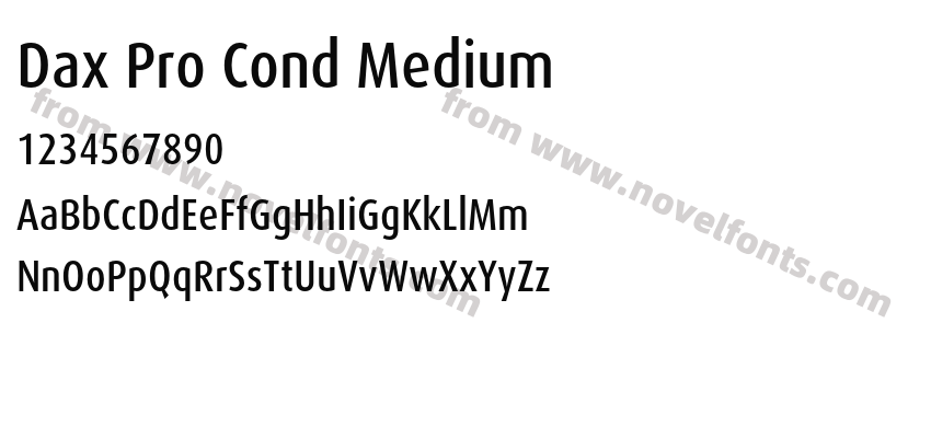 Dax Pro Cond MediumPreview
