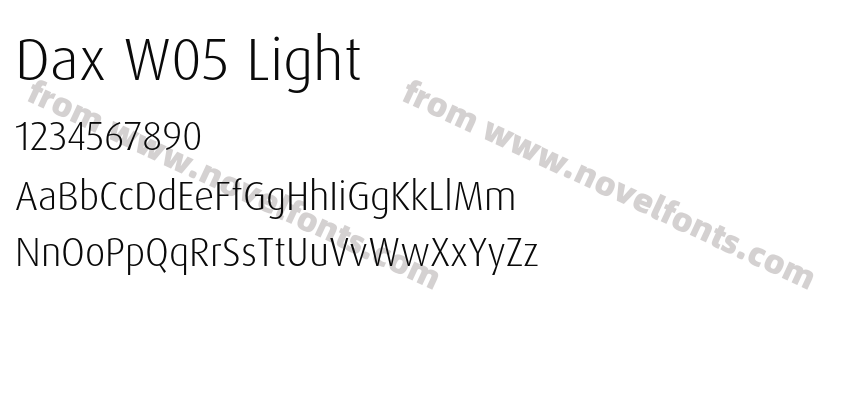 Dax W05 LightPreview