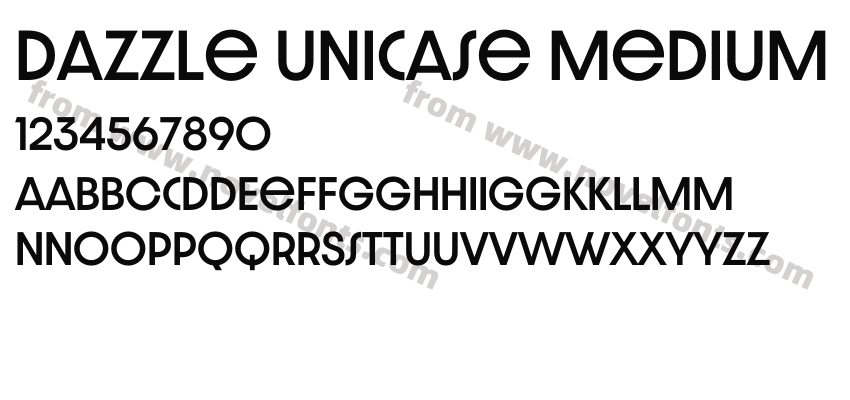 Dazzle Unicase MediumPreview