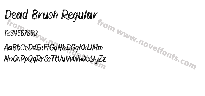 Dead Brush RegularPreview