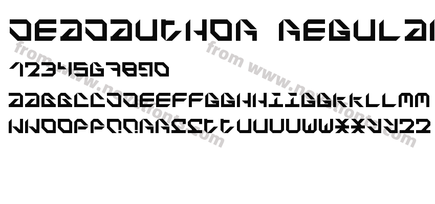 Deadauthor RegularPreview
