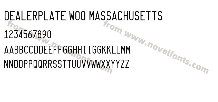 Dealerplate W00 MassachusettsPreview