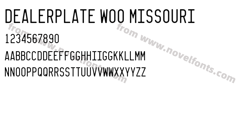 Dealerplate W00 MissouriPreview