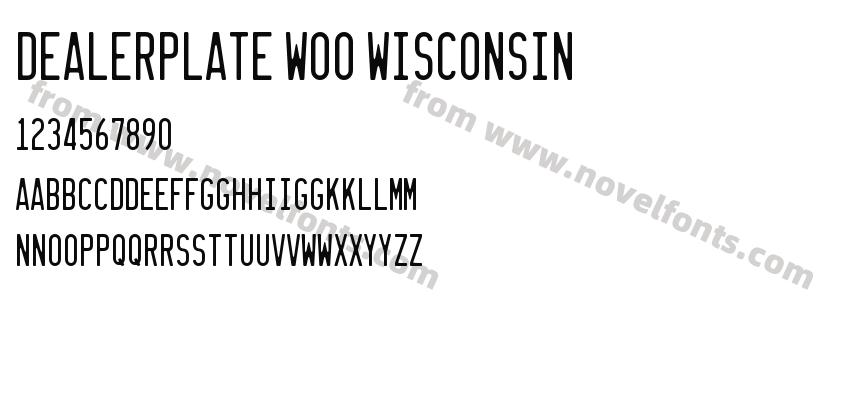 Dealerplate W00 WisconsinPreview