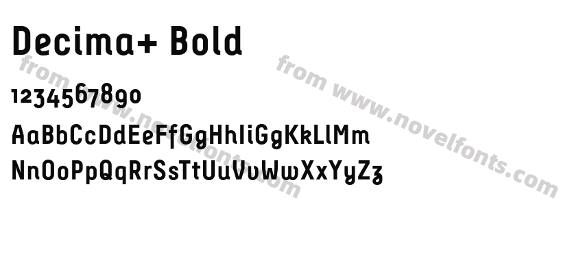 Decima+ BoldPreview