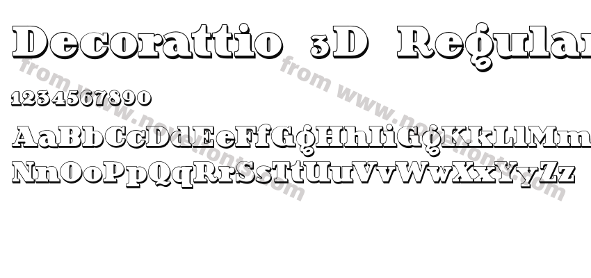 Decorattio 3D RegularPreview
