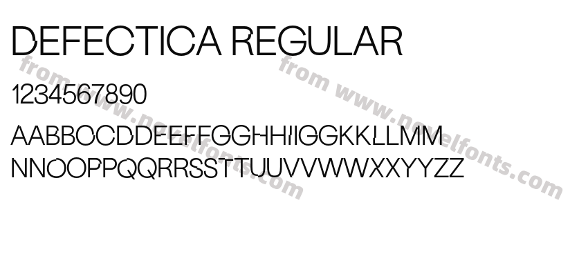 Defectica RegularPreview