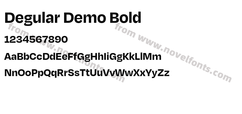 Degular Demo BoldPreview